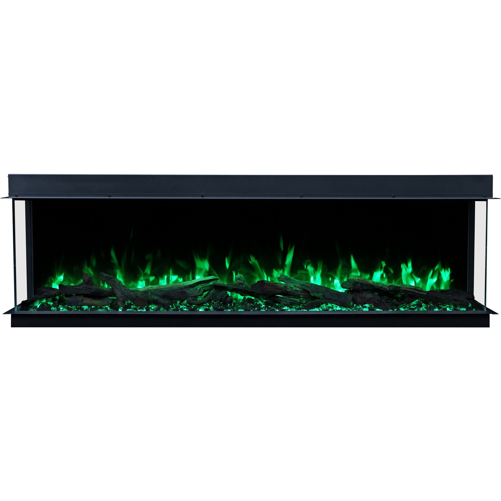 Cheminée électrique à 3 côtés Emotion Flame Solis 120 - feu premium, encastrable - 120x30x46 cm - cheminée LED - chauffage 750/1500 W - 9
