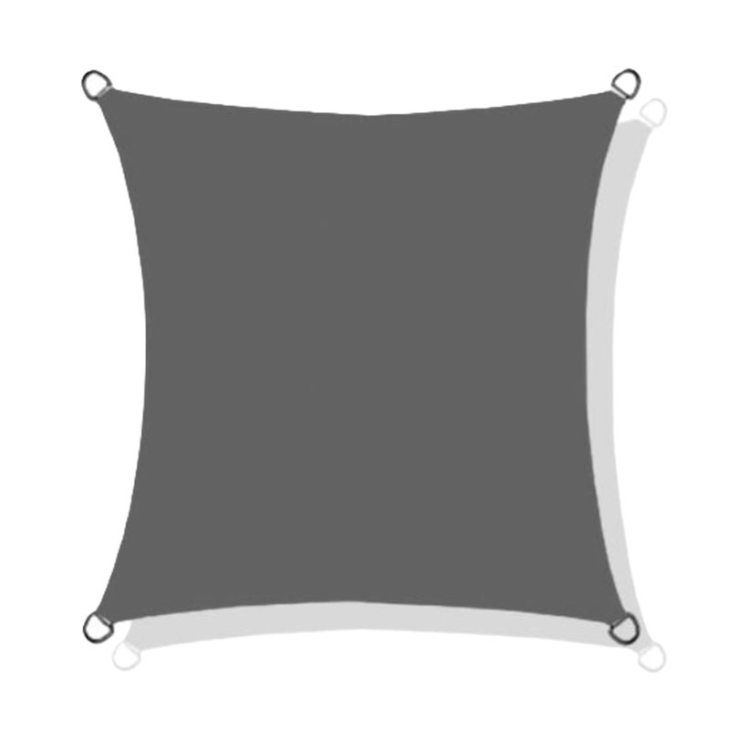 Żagiel przeciwsłoneczny Aio Factory wodoodporny codura ciemnoszary 3x3 m 1szt