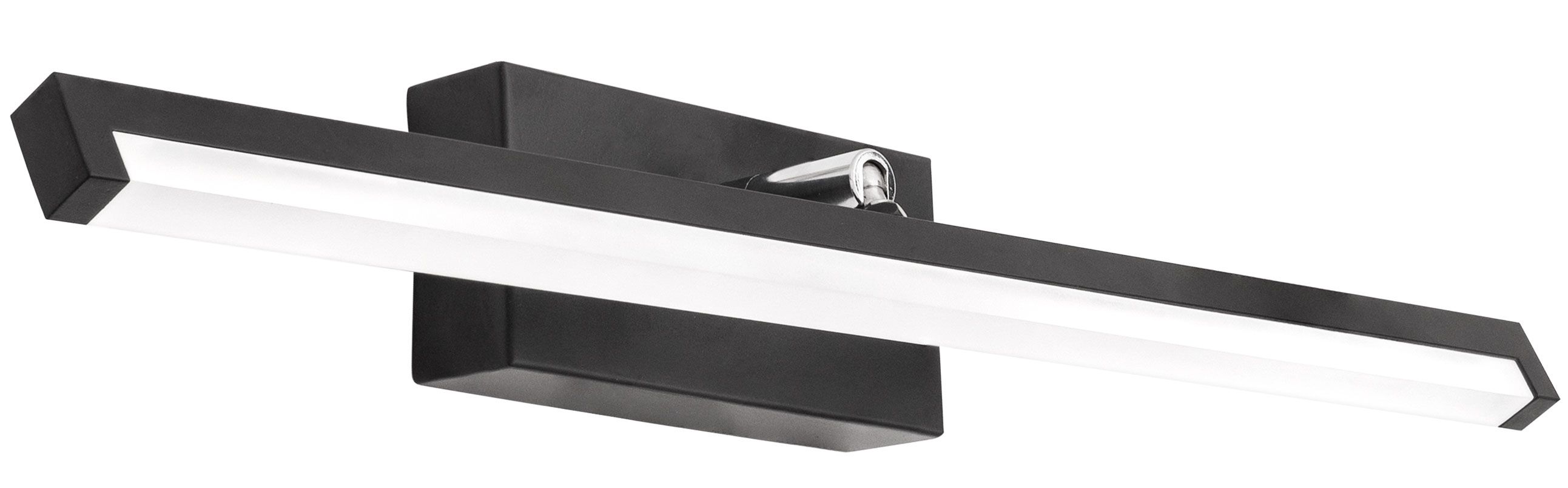 Kinkiet Łazienkowy Led Toolight Led App373-1W Czarny 50Cm