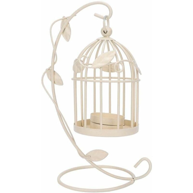 Bougeoir en métal, évider Cage à Oiseaux Suspendus Chandelier Lanterne Vintage photophore décoration en Fer pour Mariage, centres de Table | Leroy Merlin