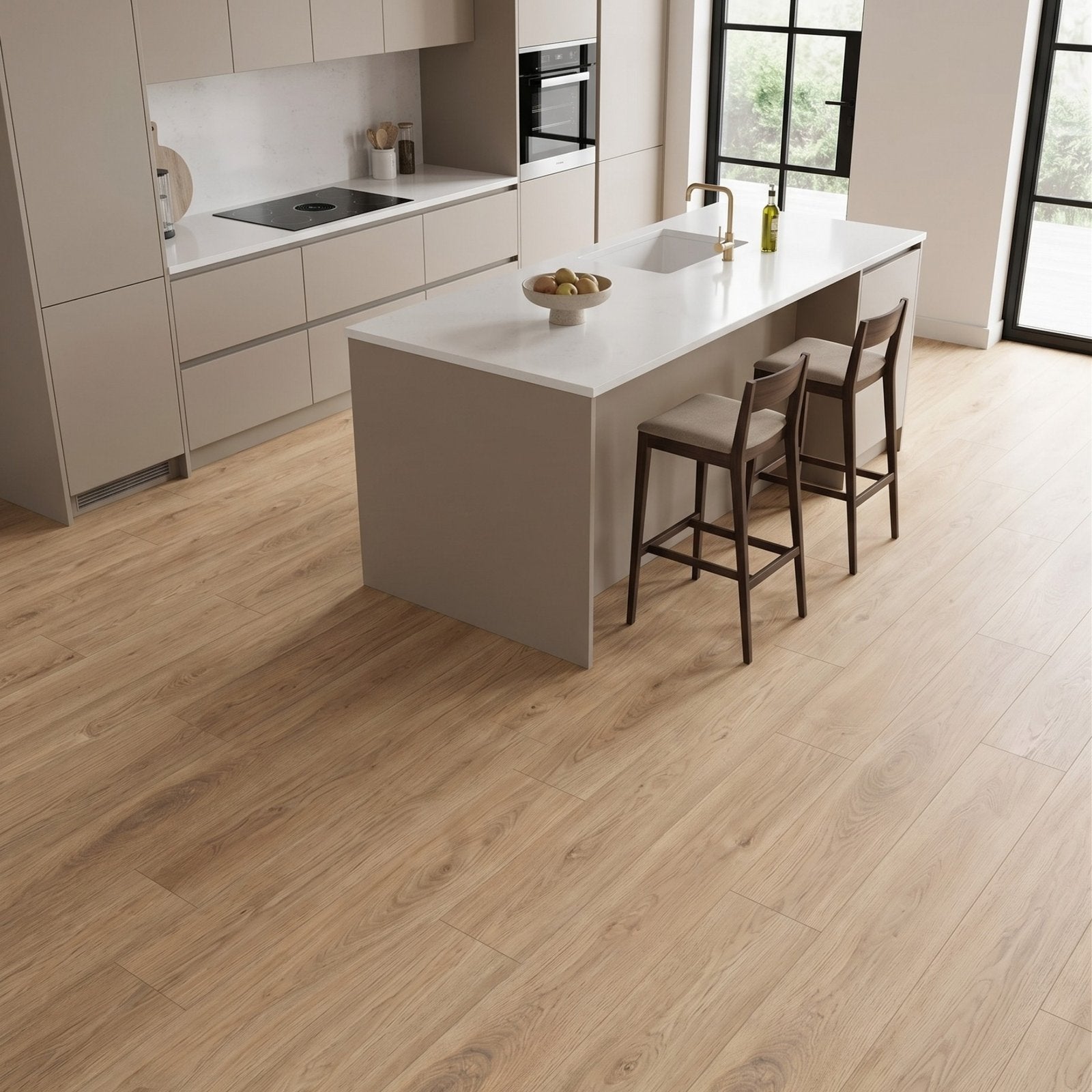 Suelo vinílico SPC clic Extrem 5 mm efecto madera Roble Natural ISOVEX (2,21 m²) - 5