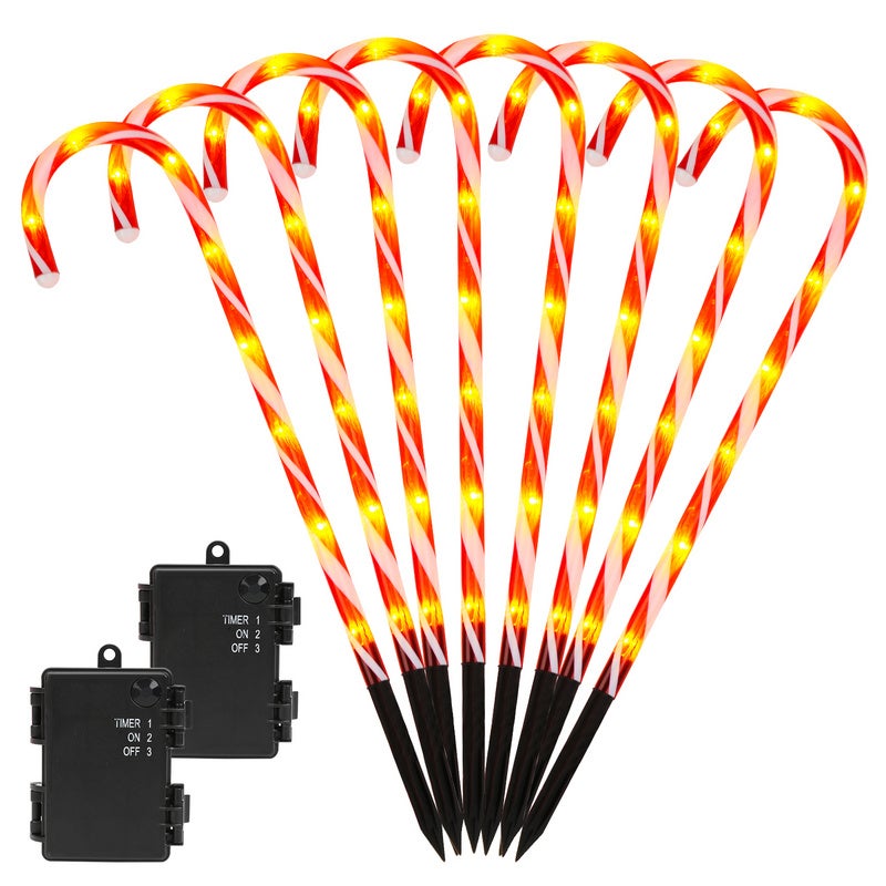 Carillon à Vent,Piquets De Jardin De Noël,3 Pièces,feuille Acrylique