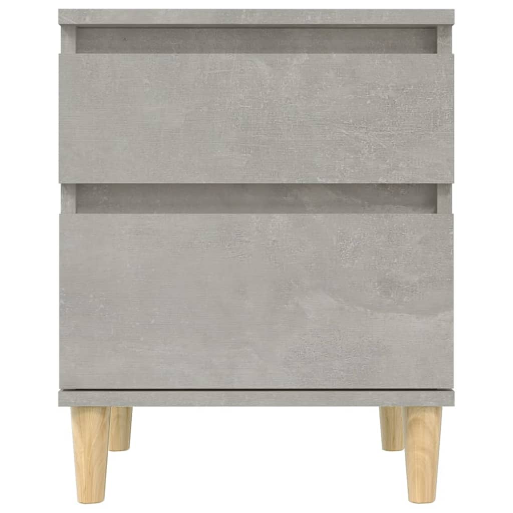 Maison Exclusive - Comodino Grigio Cemento 40x35x50 cm - 5