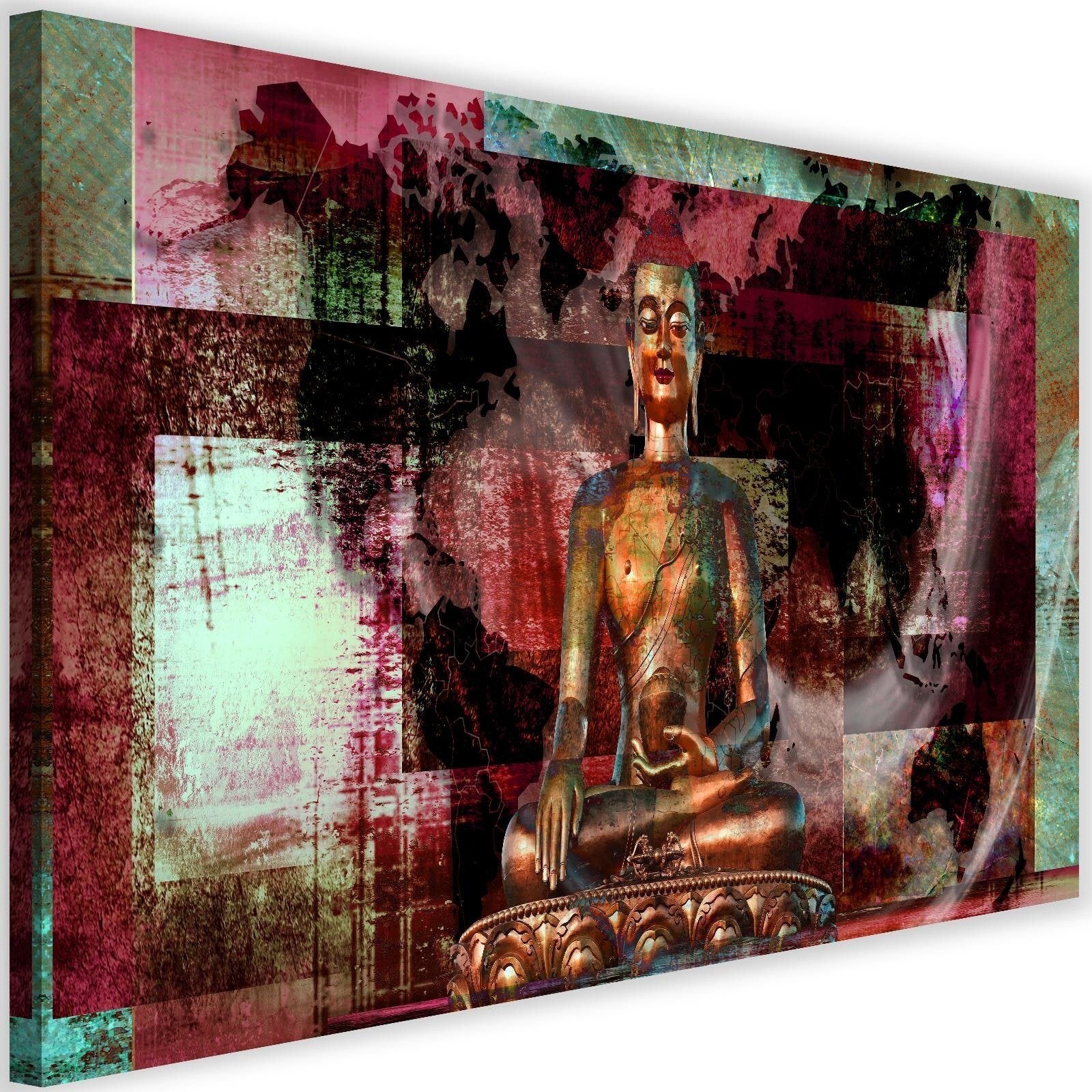 Obraz na płótnie, Abstrakcyjny Budda zen spa 120x80