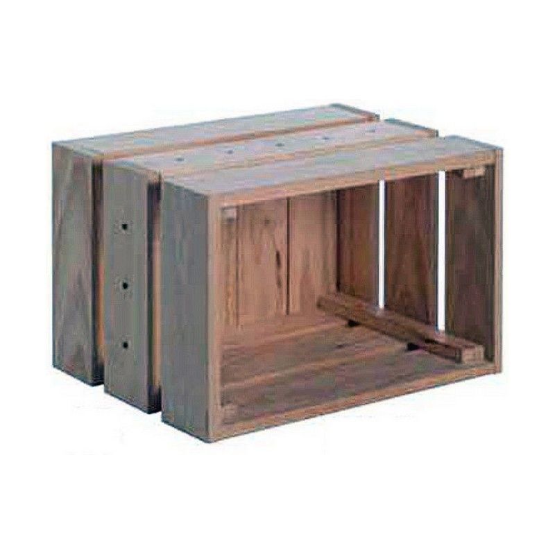 Caja de pino macizo Astigarraga Home Box sin barniz 38,4x25,6x28 cm - 6