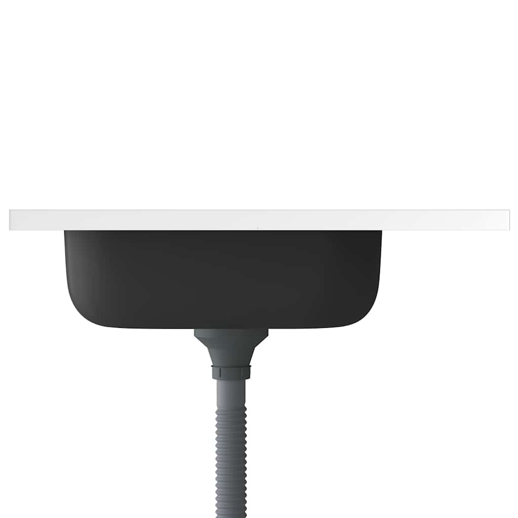 vidaXL Jeu d'évier de cuisine et égouttoir argenté 600x600x155 mm inox - 4