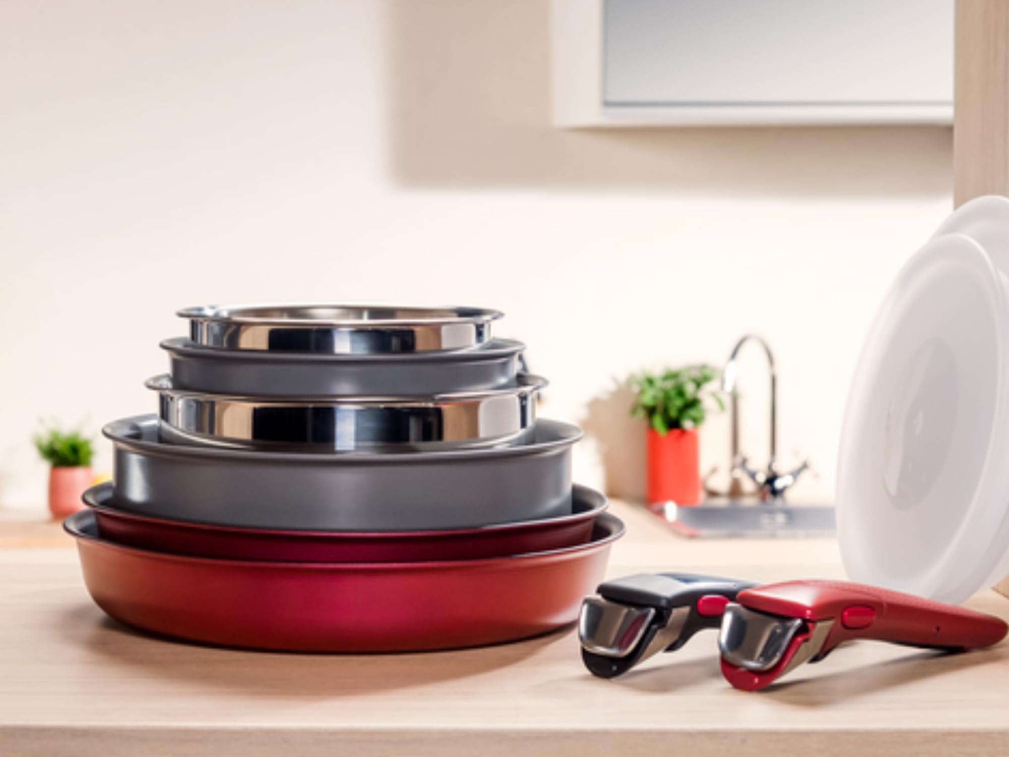 Tefal L9863153 Maniglia INGENIO, Alluminio - 4