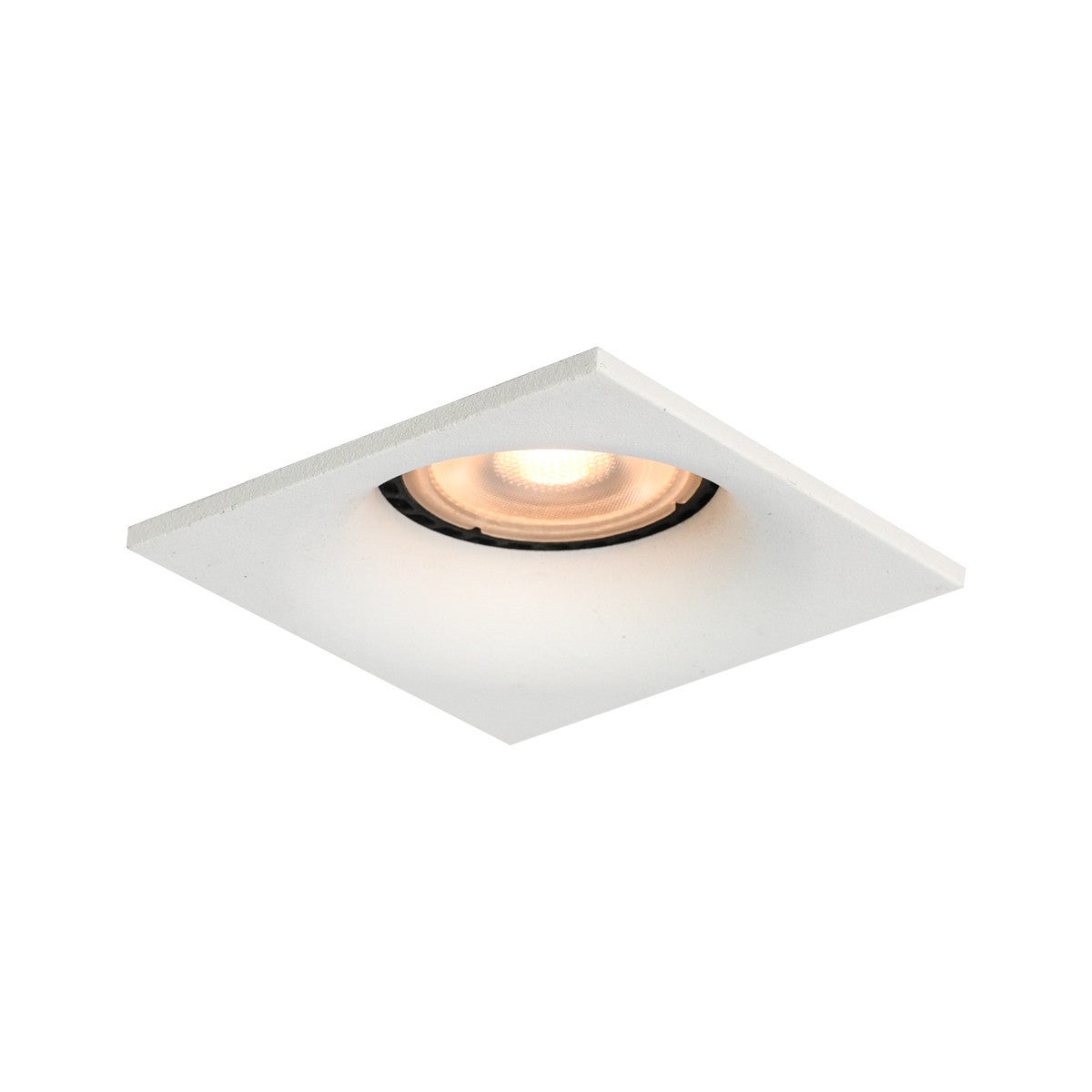 Oprawa sufitowa wpuszczana oczko Aranta biała matowa 1xGU10x10W kwadratowa IP20 wym: 7 x 7,6 x 7,6 cm aluminium Italux