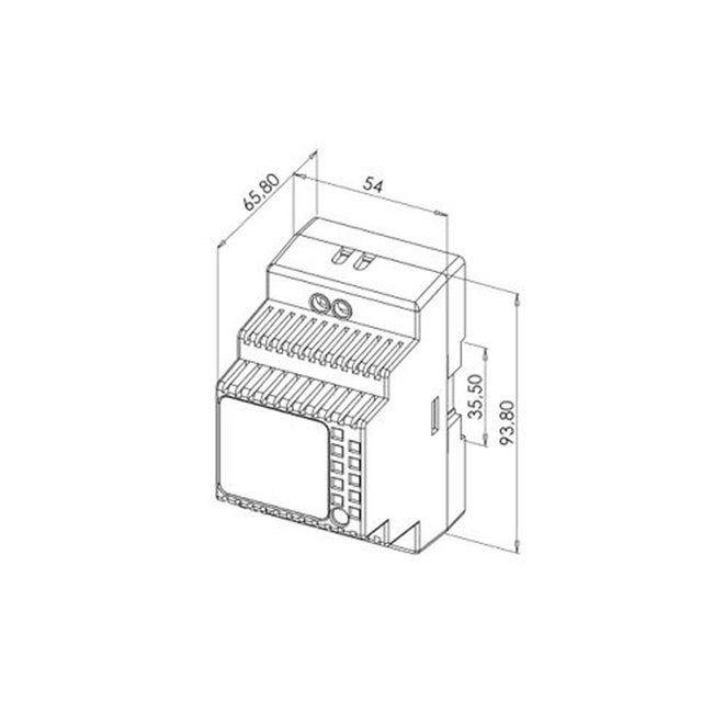 Alimentation à découpage rail DIN 3MOD 2A 48W HERACLES PCA ALIMRD242