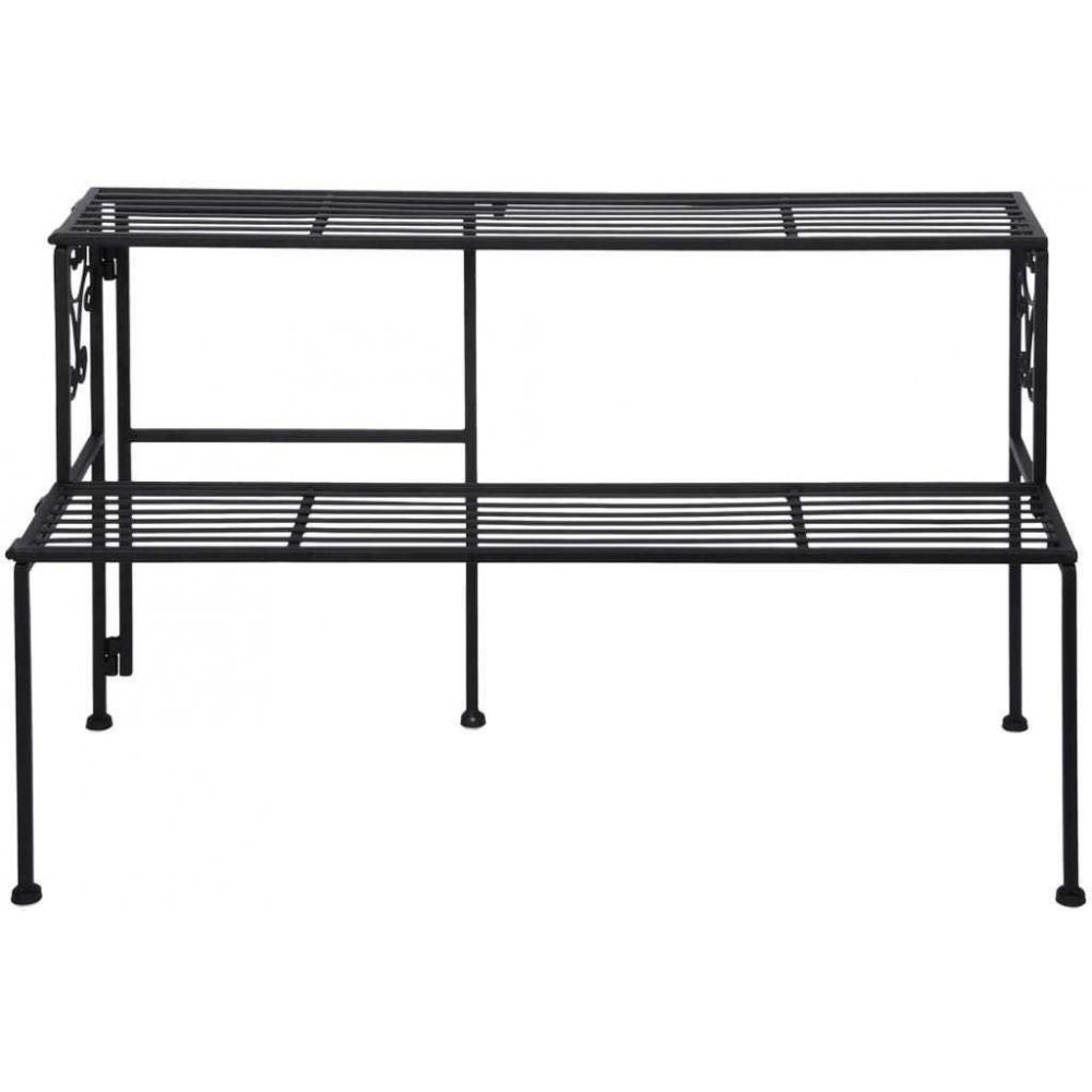 Etagère à plantes pliante en fer 2 niveaux Esschert Design - 4