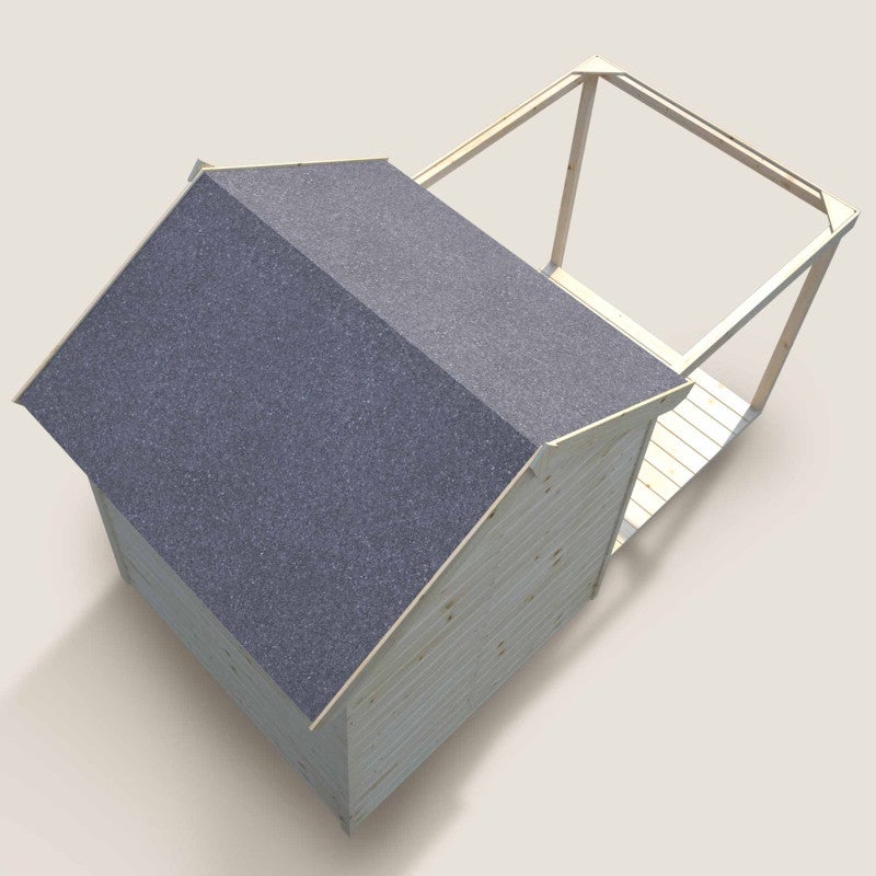 Cabane avec pergola et plancher pour enfants ÉPICERIE - 7