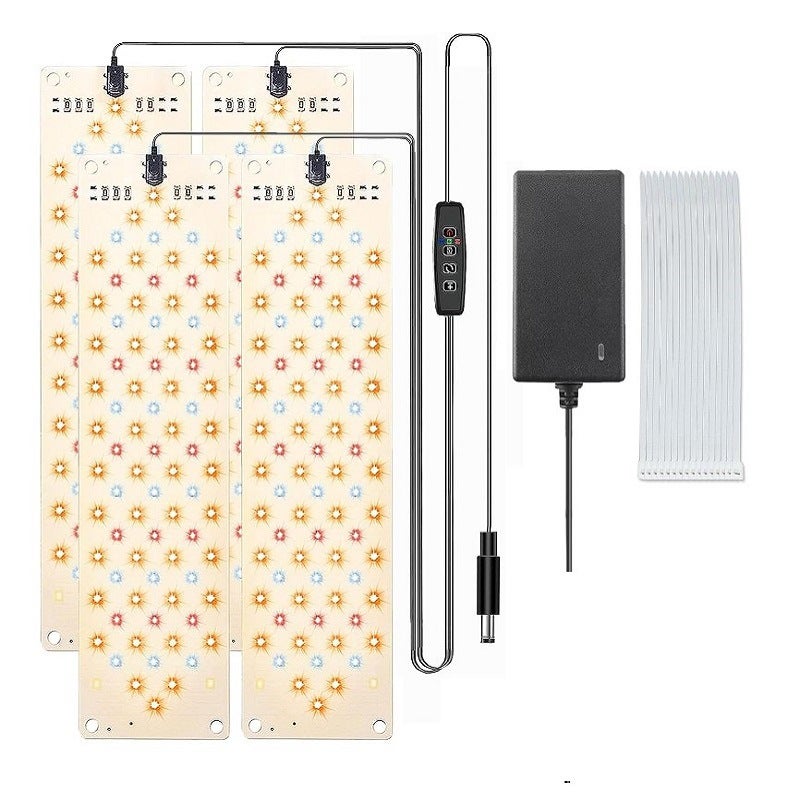 Lot de 4 lampes de culture LED à spectre complet, éclairage de culture ...