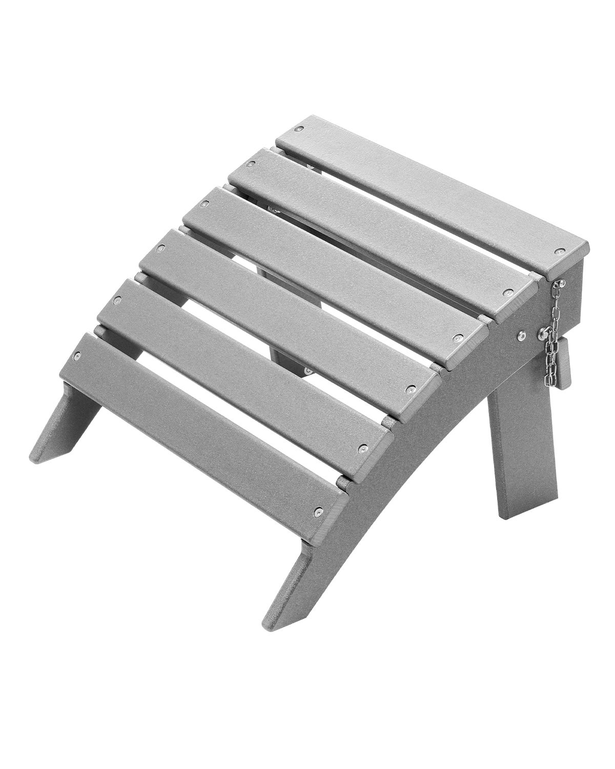 Podnóżek Adirondack Ottoman 430x480x330mm HDPE Krzesło ogrodowe składane Szare VEVOR