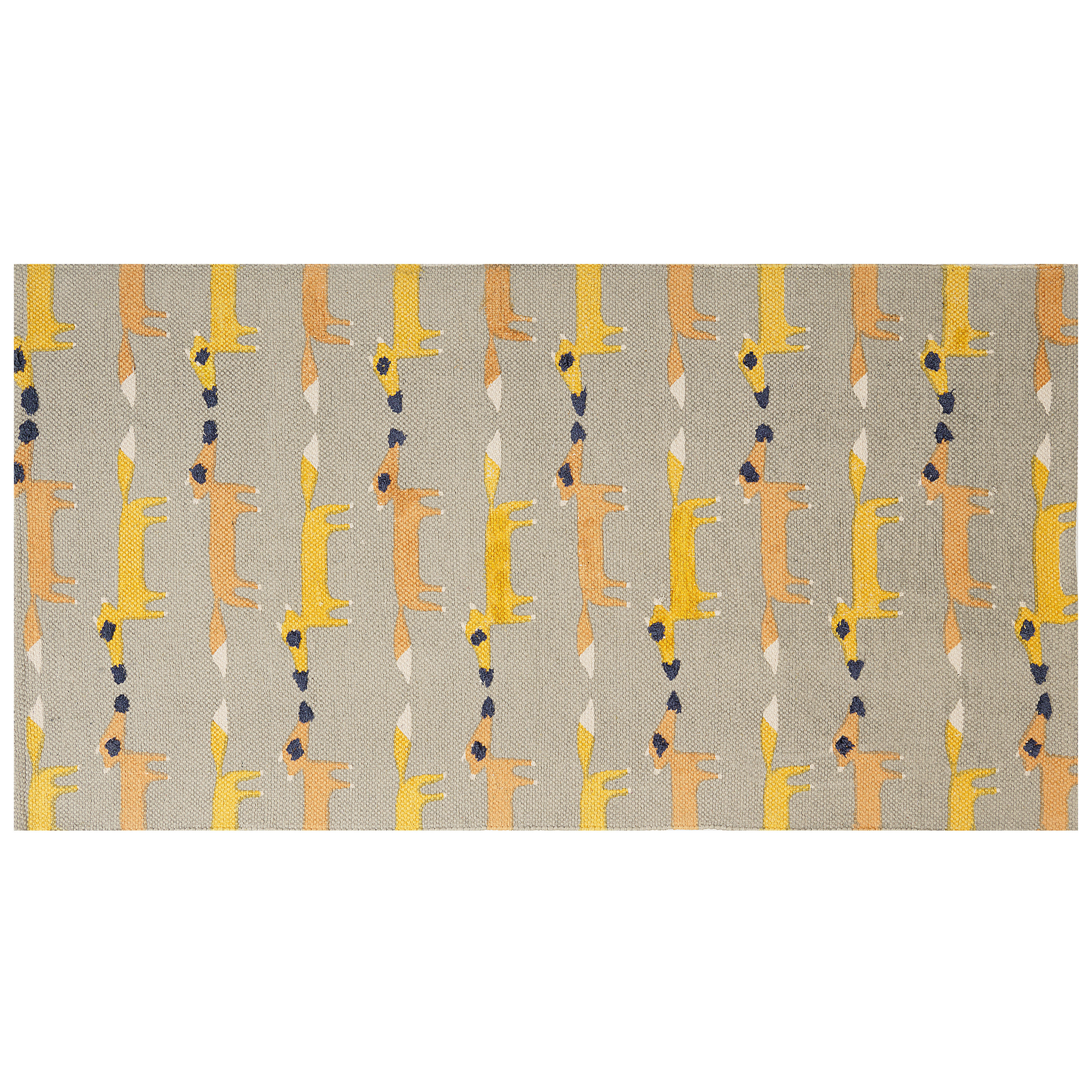 Covor pentru copii BANKGO Gri 80 x 150 cm Bumbac