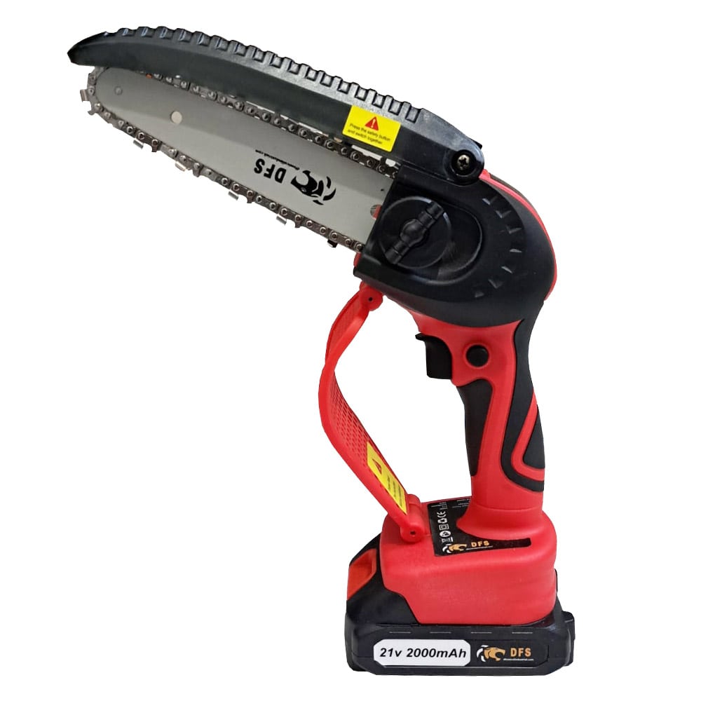 Sega A Batteria Per Potatura Motosega Elettrica 6 Pollici Con 2 Batterie 6000mAh - Mini Seghetto Per Potatura Motosega Batteria 6000mah - Foto 6