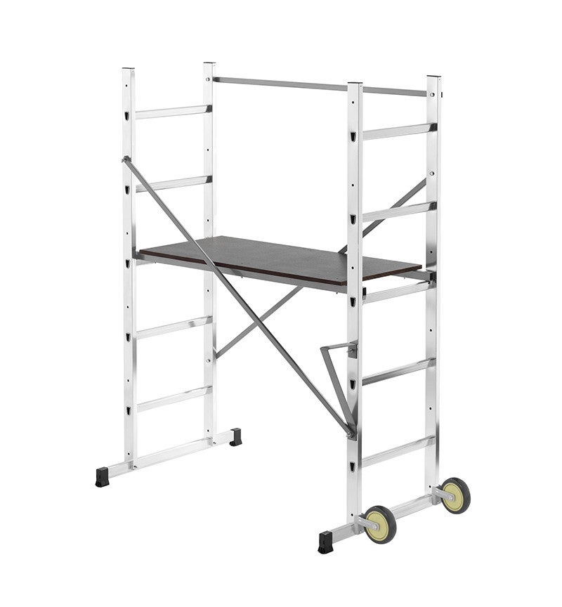 Echafaudage roulant pour escalier 0,9m/2,9m en aluminium Hailo HobbyStep H3 - 4