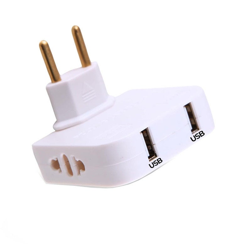 Multipresa 3 Posti E 2 Porte USB Con Supporto Per Smartphone E Luce Notturna - TECHLY - Foto 8