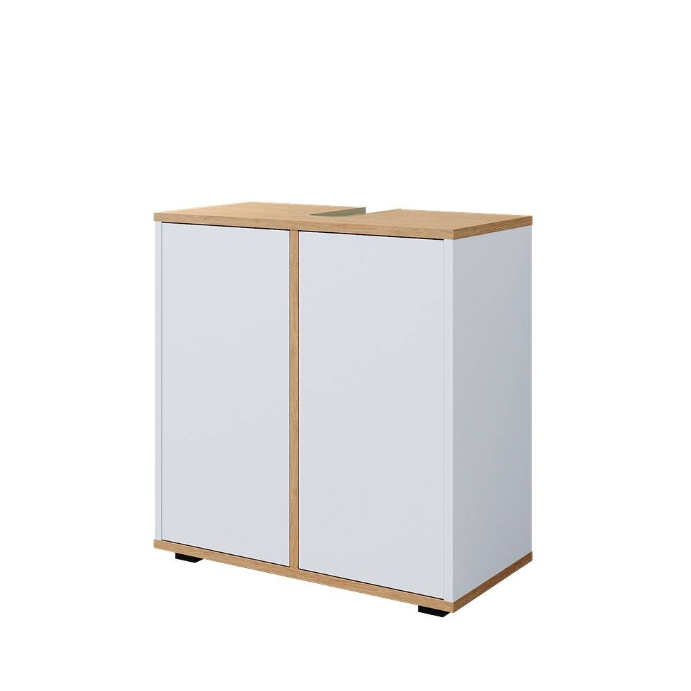 Vicco Szafka pod umywalkę Didi, Biały/Artystyczny, 60 x 62 cm z 2 drzwiami