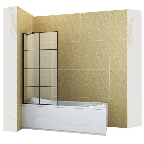 SILLA Parawan nawannowy MADISON+ 1-skrzydłowy 80x140 cm Ruchomy Czarny