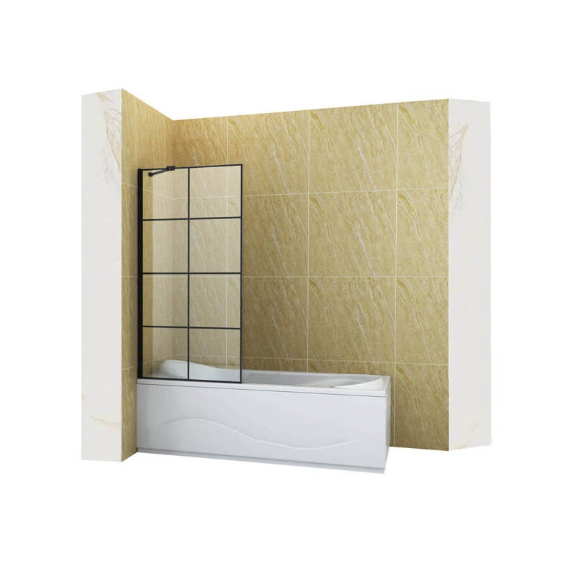 SILLA Parawan nawannowy MADISON+ 1-skrzydłowy 80x140 cm Ruchomy Czarny