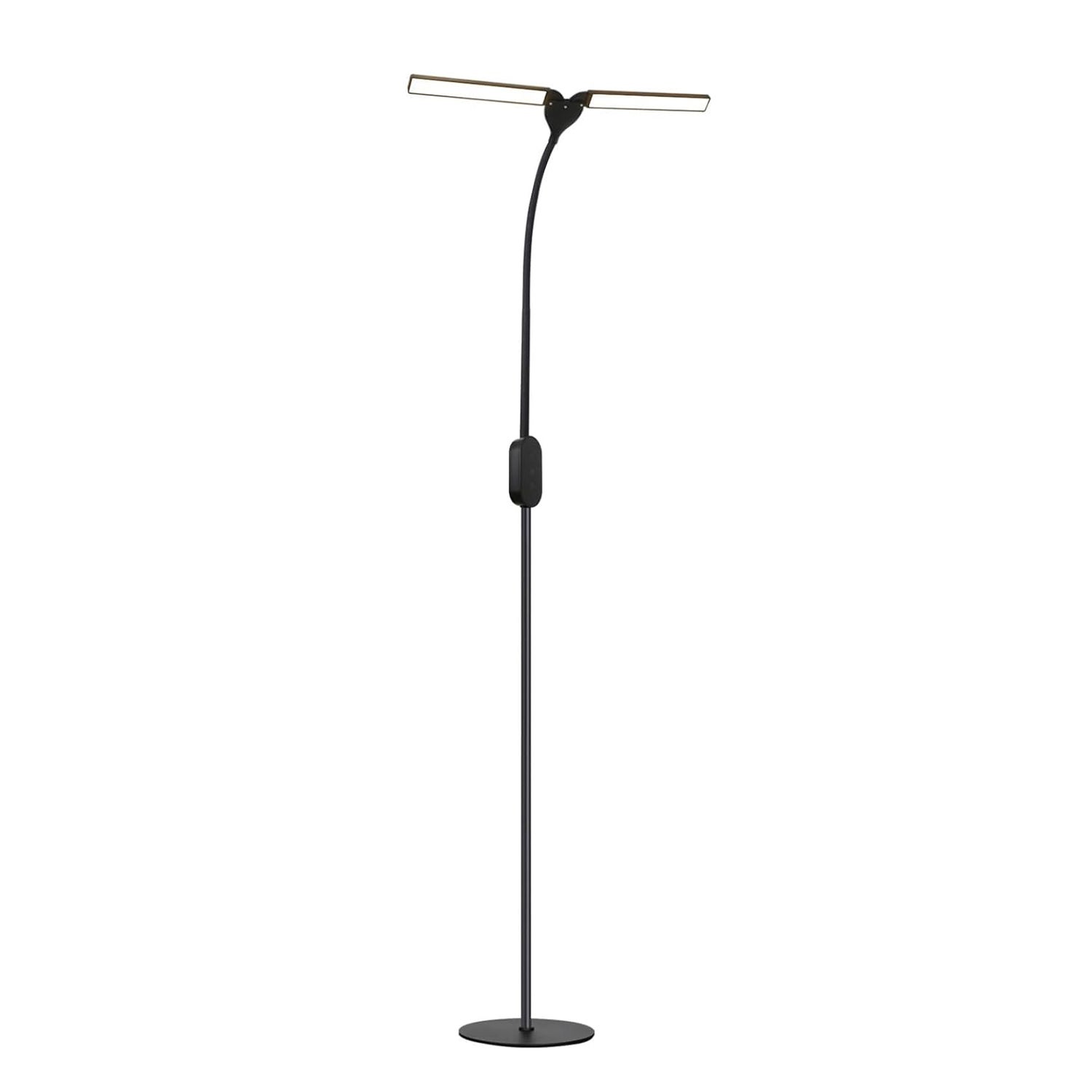 ZMH Lampa podłogowa LED Ściemnialna Lampa do czytania LED 9W Timer Pamięć Regulowana Dotykowa