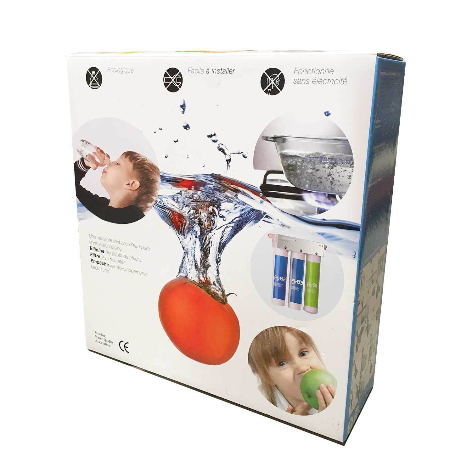 Filtre Sous évier Trio Uf Ft82 Sédiments Ft83 Charbon Actif Ft91 Ultra Filtration - 4