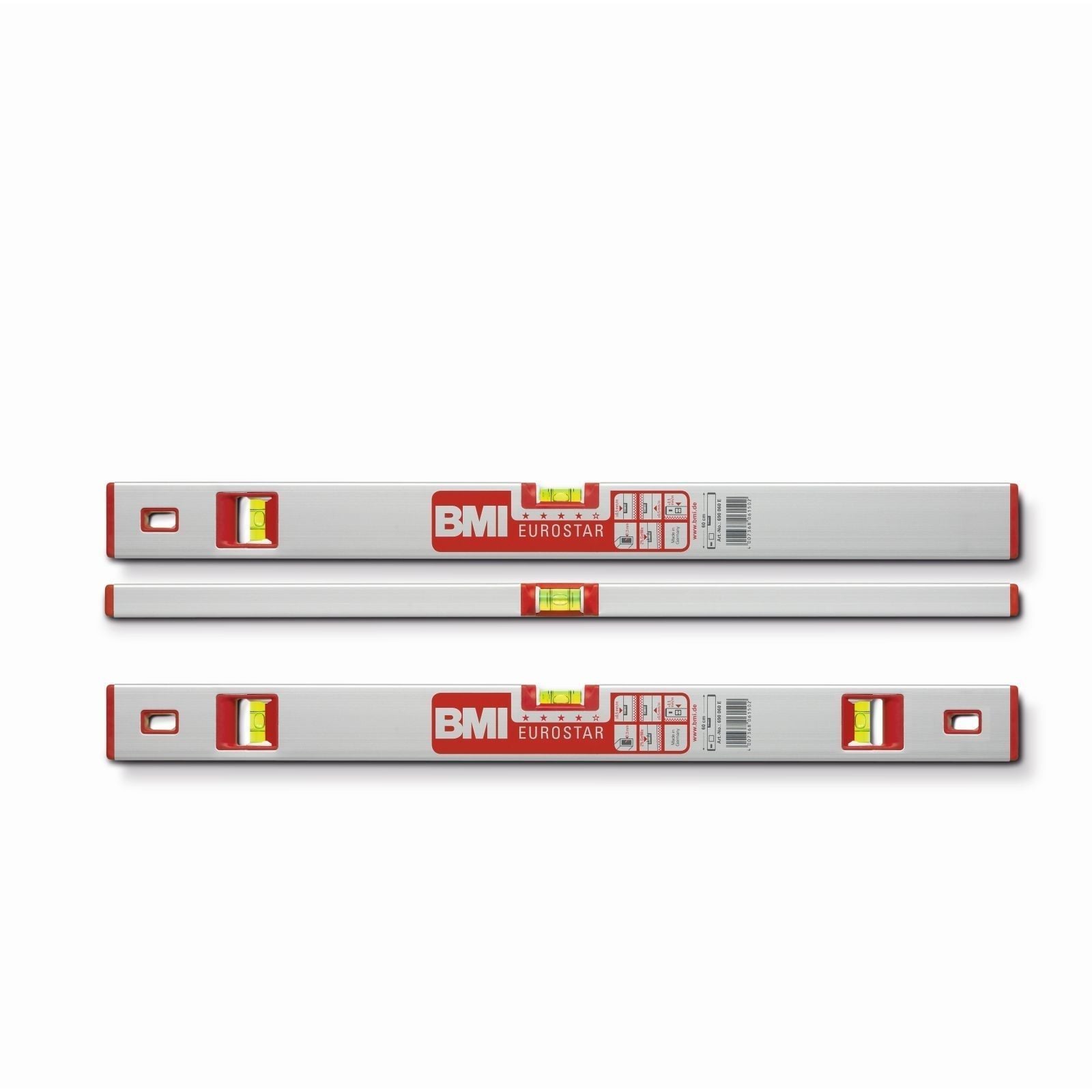 BMI Poziomica Eurostar Alu-WW - 120cm - 690120E - 5