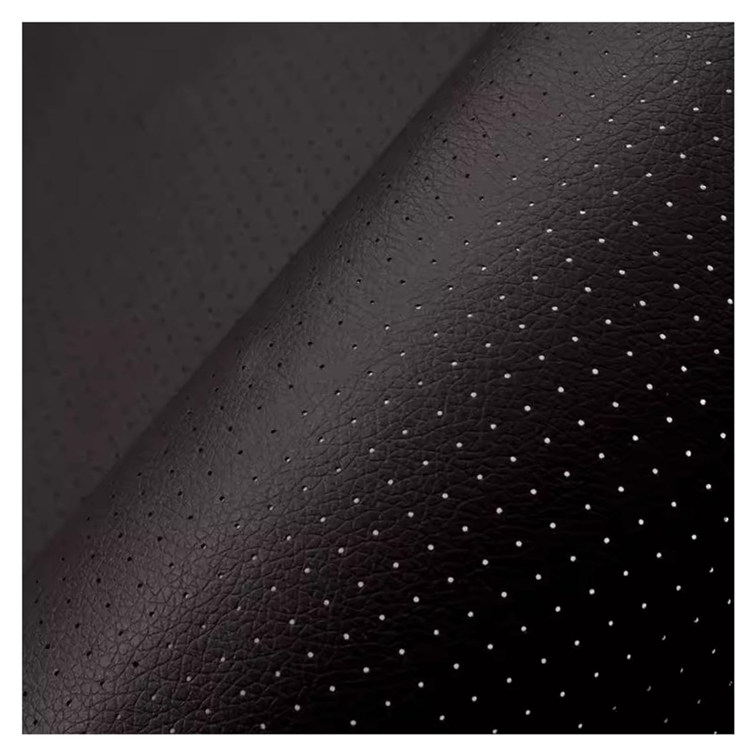 Samoprzylepna łatka ze sztucznej skóry, zestaw naprawczy do czarnej perforowanej skóry, samoprzylepna tkanina, winyl ze sztucznej skóry