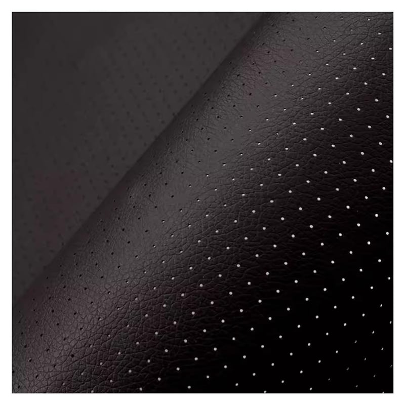 Samoprzylepna łatka ze sztucznej skóry, zestaw naprawczy do czarnej perforowanej skóry, samoprzylepna tkanina, winyl ze sztucznej skóry