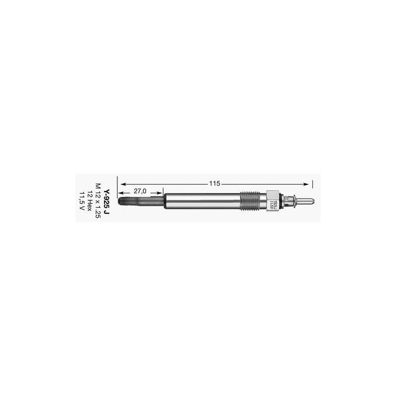 Bougie De Préchauffage NGK Y-716RS | Pour Moteurs Diesel | Référence 931991