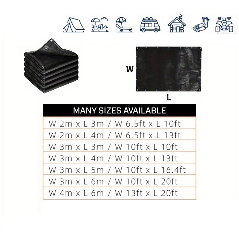 Bâche extérieure en PE résistante à l'usure, toile pare-soleil thermo-isolante, toile imperméable et résistante au soleil, 3*3 mètres - 3