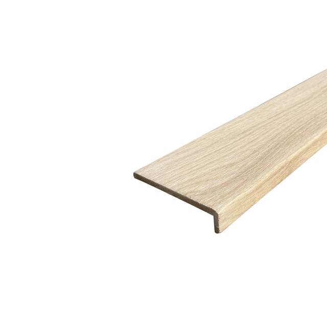 Lot de 5 Surplinthes MDF Plaquées Chêne, L.2.23 m x H.9.2 cm, Ep.20 mm
