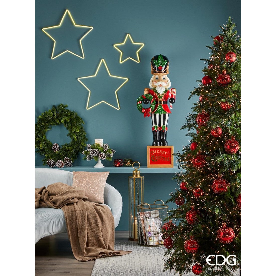 Choinka Edg Enzo De Gasperi Edg Spark sosna z LED h.240 cm 7200 miniLED - 3