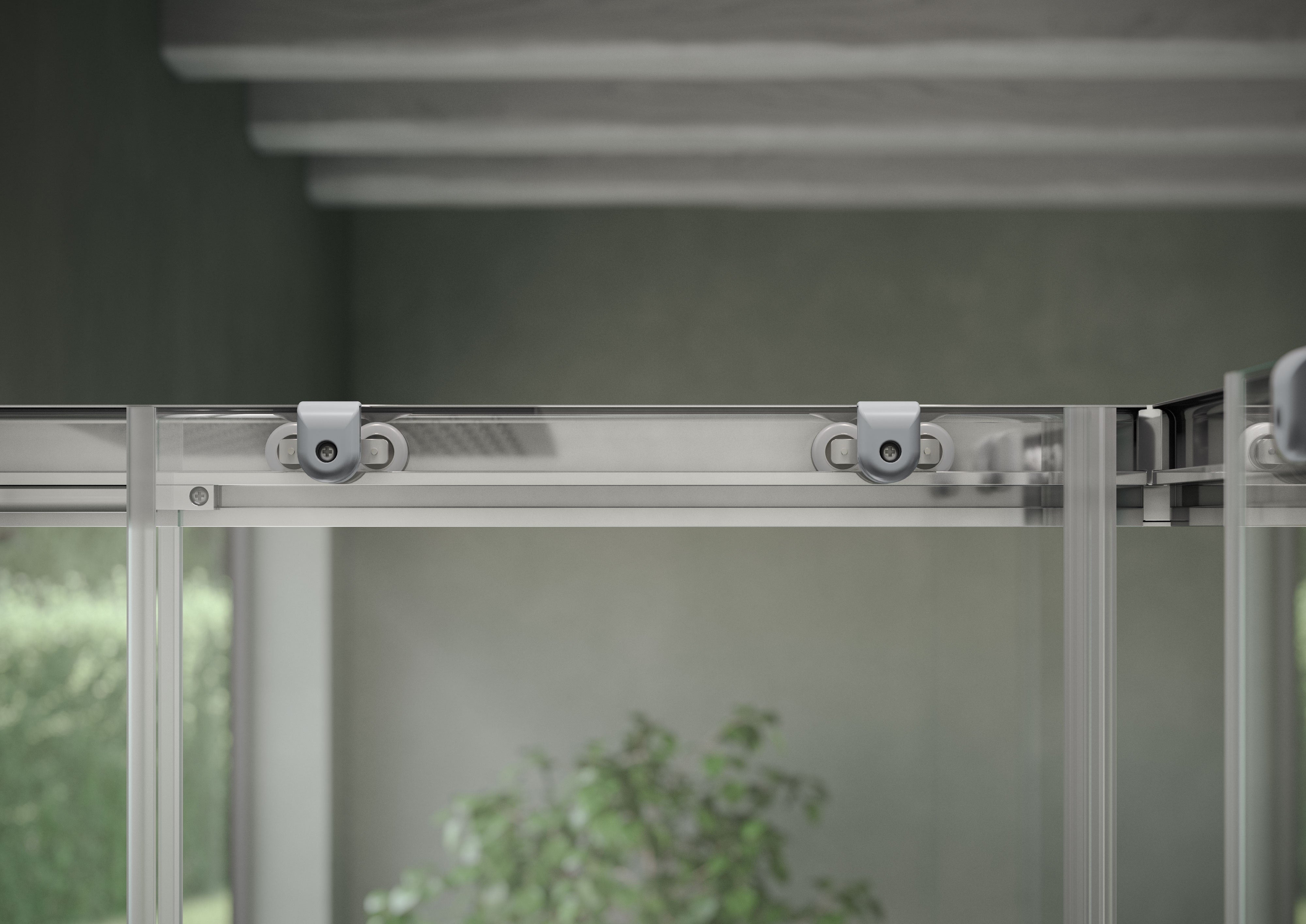 Siro - Box doccia ad angolo 100x70 cm 2 ante scorrevoli cromo/trasparente - 6