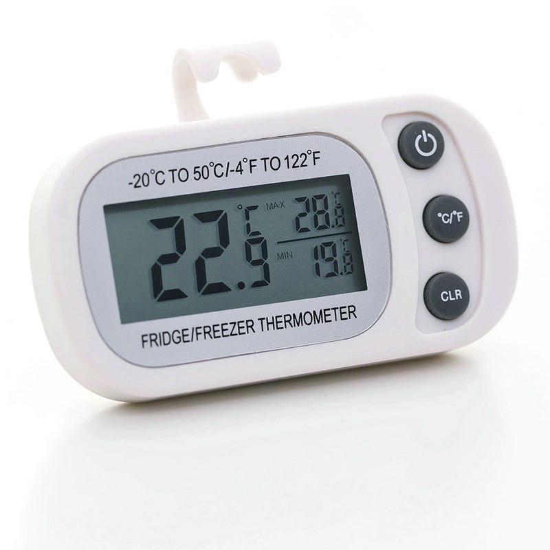 Sonda Temperatura Umidita Thlevel Termometro Frigorifero Digitale - 2 Pezzi, Impermeabile, Display LCD, Max/Min, Per Casa E Ristoranti Display LCD Temperatura - Foto 9