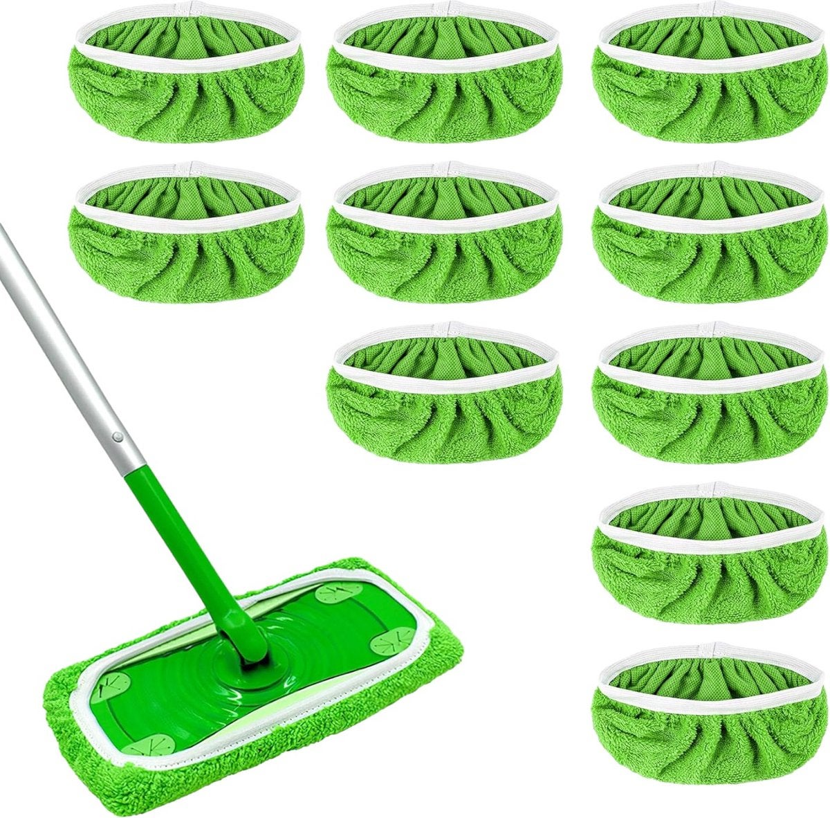 Wielorazowe ściereczki z mikrofibry do czyszczenia Swiffer Sweeper – Ściereczki do czyszczenia na mokro i na sucho, 10 szt.