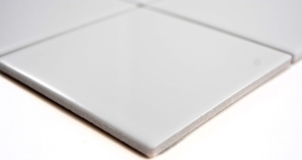 Carrelage de salle de bains blanc brillant Carrelage de douche finition miroir Cuisine 23-0101 - 3