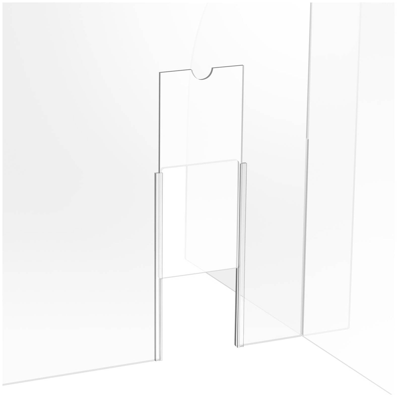 Paracolpi Auto 2 Pezzi In Plexiglass 60x60 Cm Con Cinghie - Schermo Protettivo Per Tassisti E Passeggeri, Trasparente E Facile Da Installare