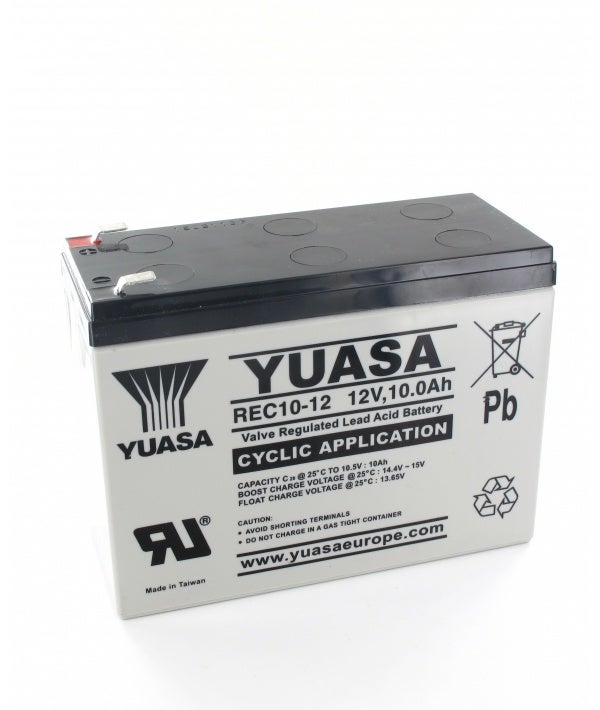 Batterie Plomb Yuasa 12V 10Ah REC10-12 application cyclique - 2