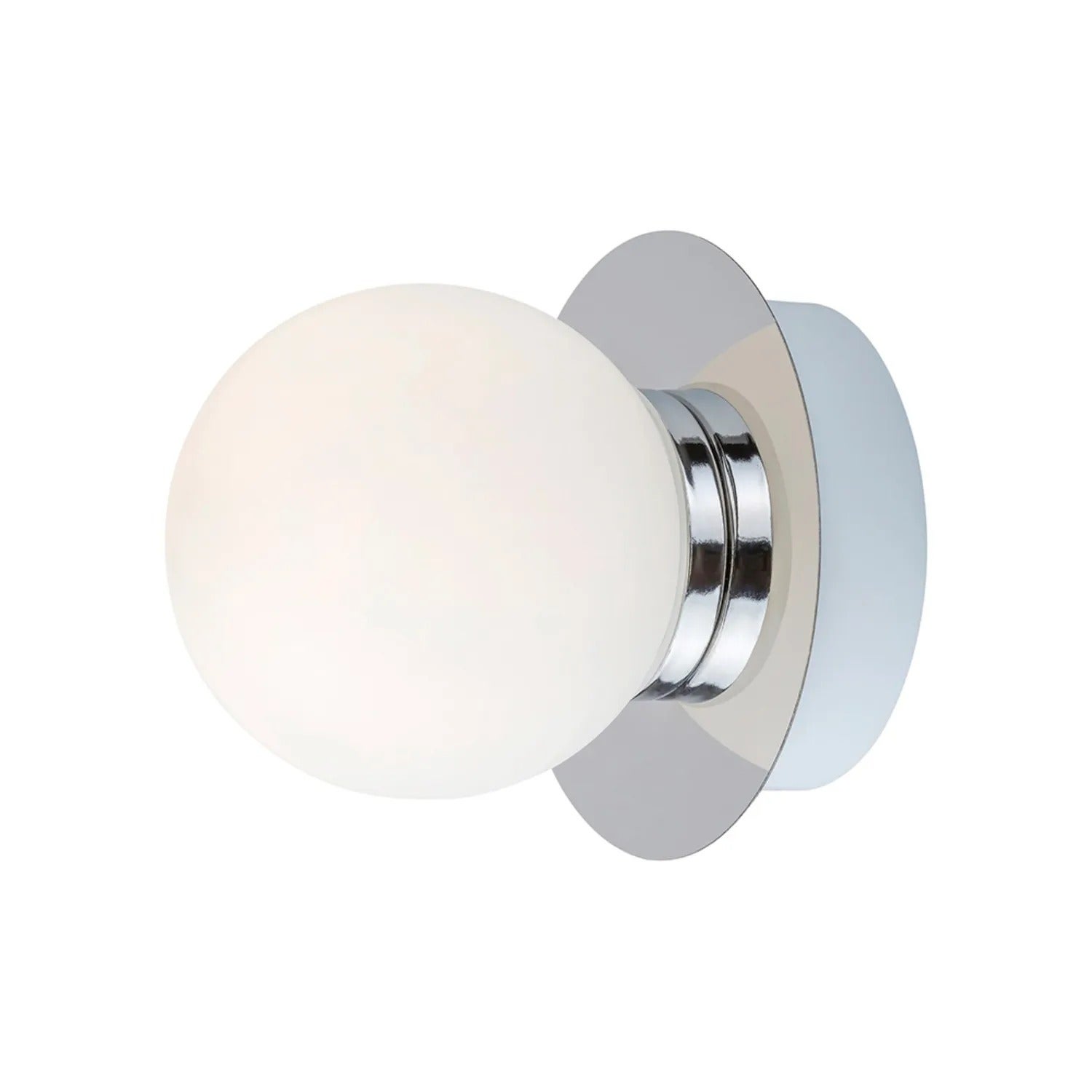 Kinkiet łazienkowy Becca chromowany biały 1xG9x28W metal wym:12,3x10x10,5cm IP44 Rabalux