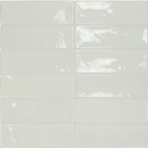 Faïence Effet Zellige Blanc VILLAGE 6,5x20 White