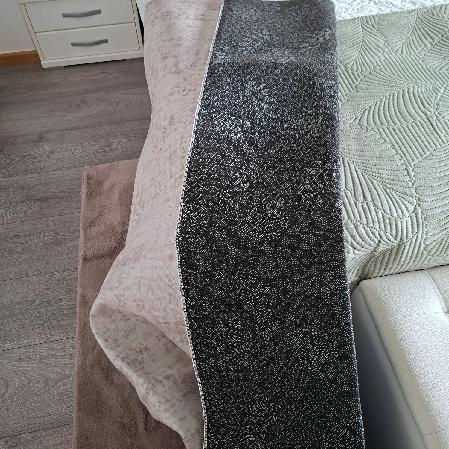 ZAEWRY Tapis bohème, tapis de chambre et de salle à manger, tapis de sol lavable, tapis antidérapant pour salon (160 * 230 cm) - 8
