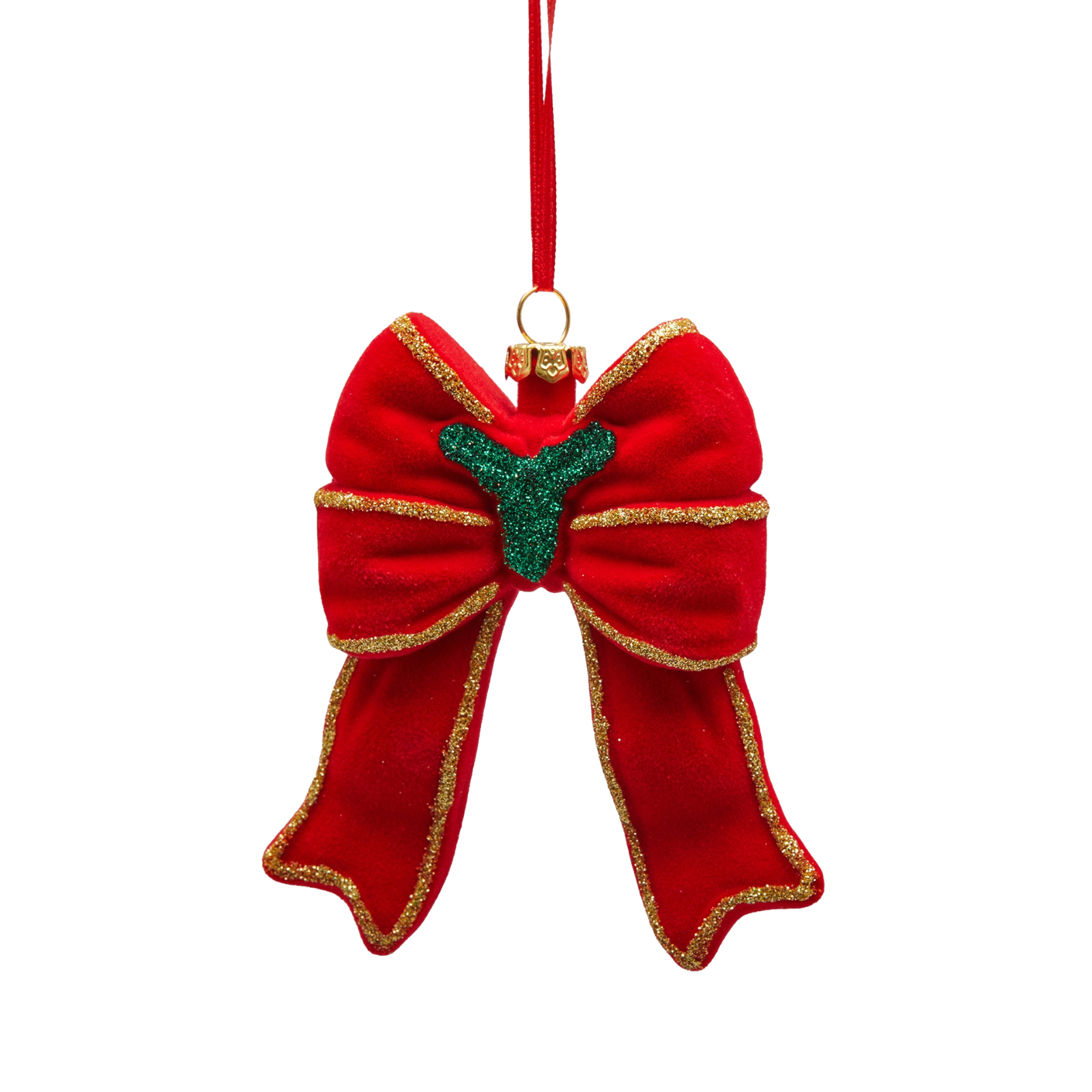 Lot De 36 Nœuds De Noël Rouges Avec Feuille D'or - Décorations Pour Sapin, Cadeaux, Couronnes, Mariage, Anniversaire - 5
