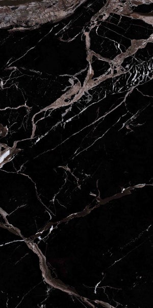 Carrelage sol/mur effet marbre noir CHRIS Full Lappato int l.120 x L.60 cm MAJORCA TIFFANY