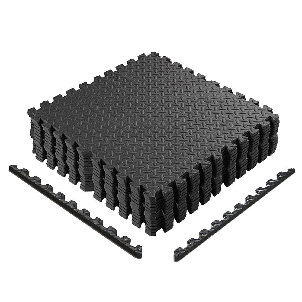 Tapis De Sol Puzzle Noir 9 Pièces - Tatami Sport Judo Gym 30x30cm - Neuf