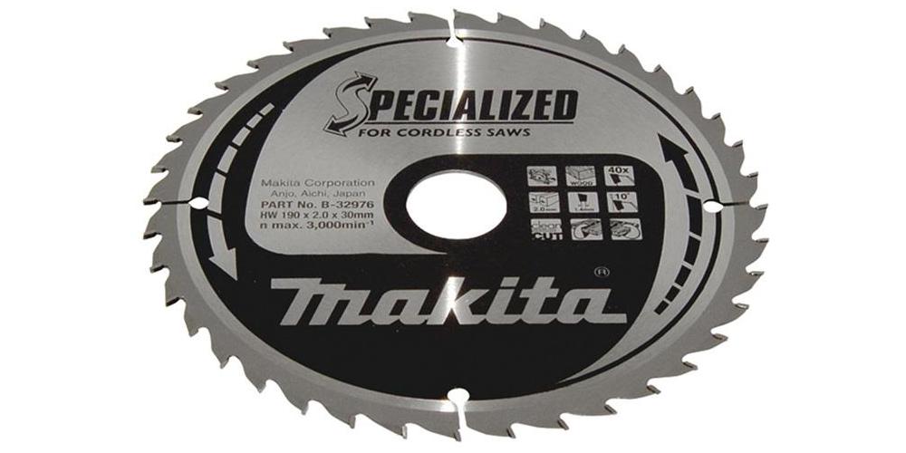 Makita Specialized Tarcza pilarska 190x30x40Z - B-32976