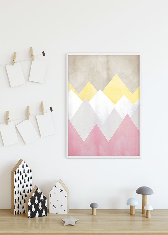 Poster d'art de Komar - Sunrise Mountain Spring - Taille: 40 x 50 cm - 6