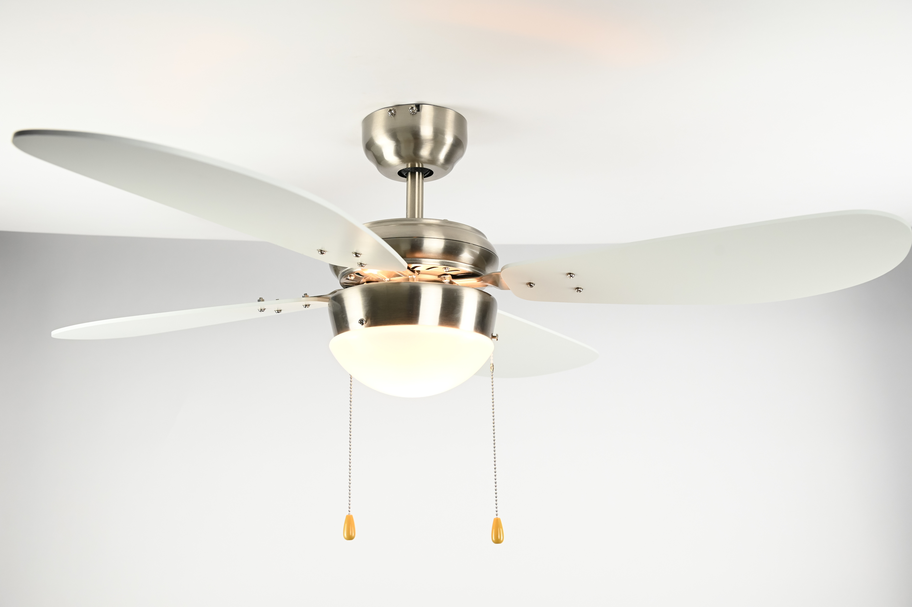 Etc-Shop – Ventilateur de plafond LED 130 cm – 3 vitesses – Rotation droite-gauche – Éclairage 1500 lumens – Télécommande incluse