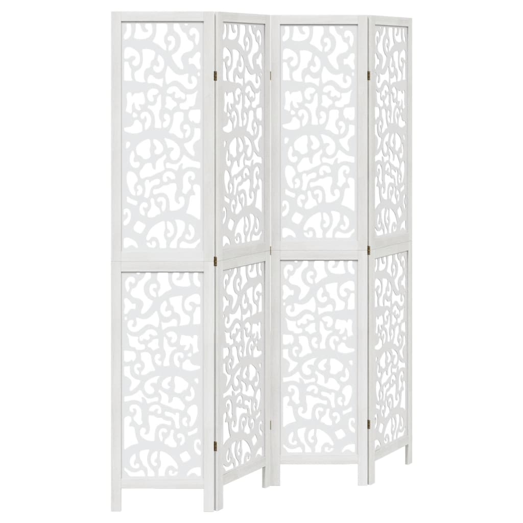 Paravent Pliable à 6 Panneaux En Bois Style Chinois - Séparateur De Pièce Décoratif, Dimensions Déplié 48x24 Cm - 7