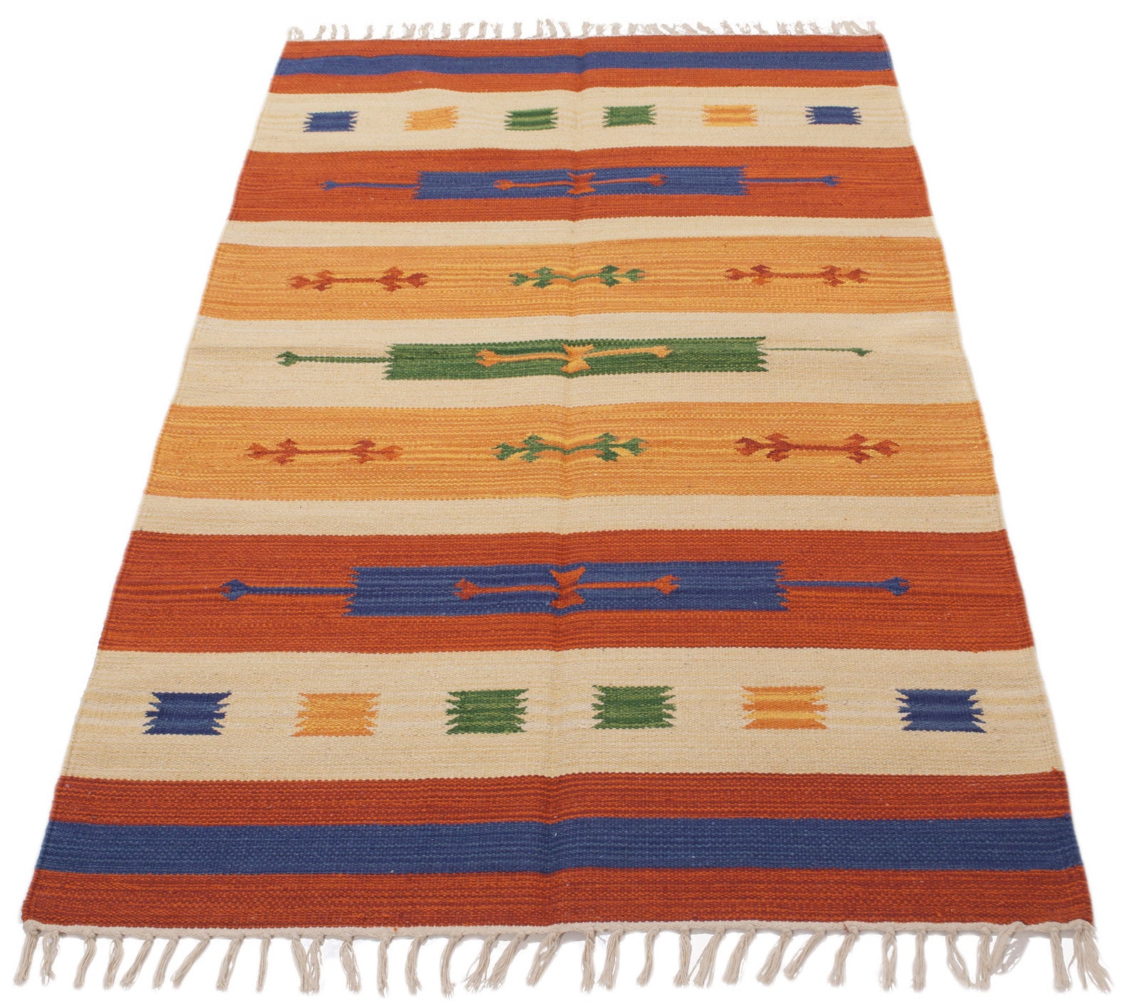 Galleria Farah 1970 - 180x120 cm Autentyczny, oryginalny i ręcznie robiony kilim Ide